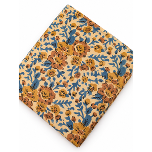Tissu en voile de coton tissé imprimé à la main, léger, 80 GSM, fil 60S/60S, largeur 43/44 pouces, motif floral rose, unisexe, pour robes - Product Image 5