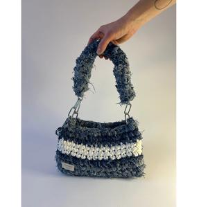 Bolso de Mezclilla Estilo Boho de Primera Calidad, Colorido, Tejido a Crochet, para Compras, Citas y Escapadas de Fin de Semana, Disponible a un Precio Competitivo - Product Image 1