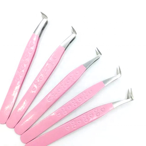 Eyelash Tweezers Stainless Steel for Eyelash Extensions Professional Lash Extension <b>Tool</b> 864 - Product Image 1