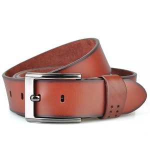 Ceintures en cuir véritable de haute qualité 100 %, élégantes, formelles, avec boucle en acier personnalisée, couleurs et logo sur mesure, très vendues en gros - Product Image 2