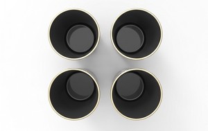 Premium Vantage Modern Luxury Fancy Metal Flower <b>Vase</b> With Enamel Sticker <b>Unique</b> Style for Home Decoration and Weeding Decor - Product Image 5