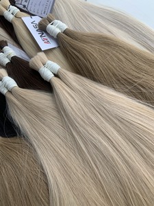 Vente en gros en vrac Extensions de cheveux vietnamiens vierges 100% soyeux humains avec double tirage des cheveux de la NASA - Product Image 6