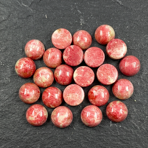 Fournisseur de Pierres Brutes de Qualité Supérieure : Cabochons de Thulite Norvégienne Premium, Zoisite Rose Naturelle, Pierres Précieuses Japonaises de Haute Qualité - Product Image 2