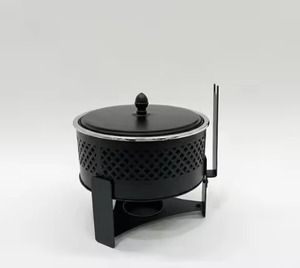 Most Selling Chaffing Dish Stainless Steel Triangular Cutout Base Food Warmer Flat Lid Home Hotel Table <b>Top</b> Chaffing Dish - Product Image 2