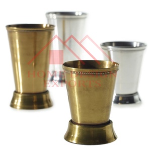 Florero decorativo para sala de estar, decoración de Metal para el hogar, florero decorativo niquelado Julep, florero para centros de mesa de boda - Product Image 3