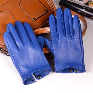 Gants tactiques pour hommes en cuir de chèvre véritable - Gants décontractés pour le cyclisme en plein air, compatibles avec les écrans tactiles, pour la conduite automobile et toutes les saisons - Product Image 6