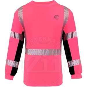 Camisetas de Seguridad Reflectantes ANSI Clase 1 con Logotipo Personalizado, Alta Visibilidad, Impermeables, con Luz LED Intermitente, Transpirables, para la Construcción, ZUNEZI INTERNATIONAL - Product Image 1