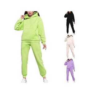Conjuntos Deportivos de Color Verde para Mujer, Diseño Ajustado, Ropa Deportiva, Trajes Deportivos Sexys con Sudaderas con Capucha - Product Image 6