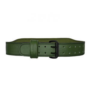 Ceinture de musculation en cuir à double boucle pour hommes et femmes, 4 pouces, robuste, écologique, pour la musculation - Product Image 2