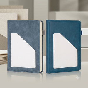 Front Side Pocket Hardcover <b>A5</b> Premium Journal Notebook Multicolor Business Office <b>Diary</b> Custom Logo Printing 80 GSM Inner Pages - Product Image 3