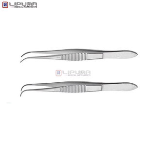 กรรไกรจับกระจกตา GRAEFE Iris Forceps แบบปลายโค้งมนพิเศษ เครื่องมือแพทย์ผ่าตัดคุณภาพสูง ผลิตจากเหล็กกล้าไร้สนิม สำหรับการผ่าตัดตา - Product Image 3