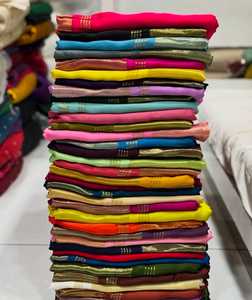 Sari de Seda Hecho a Mano AISHA BANDHEJ Bandhani Kanjivaram - Sin Arrugas, Elegante, para Fiestas, Bodas, Diwali, Graduaciones - Product Image 3