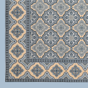 Sábanas de Algodón King Size Heritage, Color Gris, Estampado a Mano Estilo Mughal, con Fundas de Almohada, para Hotel u Hogar - Product Image 2