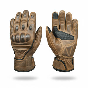 Racing Sports Motorbike <b>Gloves</b> High Quality Leather Breathable <b>Mesh</b> Fabric Comfortable Outdoor Use Fashionable Touch - Product Image 1