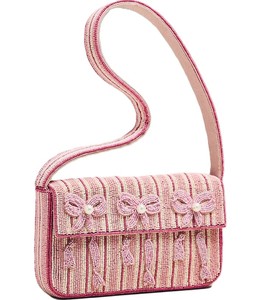 Sac bandoulière tendance de créateur brodé de perles, sac de soirée chic, pochette élégante pour événements festifs, sac statement - Product Image 5