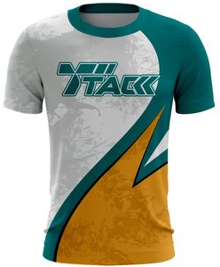 Maillot personnalisé de haute qualité en mélange polyester/coton tricoté, imprimé par sublimation, col rond, coupe classique, unisexe, avec nom d'équipe - Product Image 1