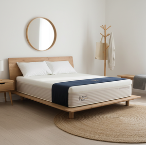 Tirol Teak Convertible <b>Bed</b> <b>Frame</b> Minimalist Design Eco-Friendly Durable Solid Wood Construction Long-Lasting Comfort <b>Queen</b>/King - Product Image 6