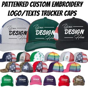 2025 S700M Diseño único Personalizado Bordado Logo Textos Estampado Gorras de camionero Sombrero de camionero personalizado - Product Image 4