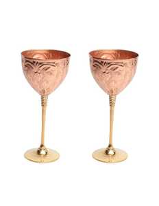Statement Copper Glass Creates A Unique And Sophisticated Presentation On Dining And Serving Tables - Product Image 3