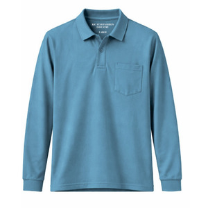 T-shirts pour hommes à manches longues, unis, style vintage, avec poche, 100% coton jersey respirant, vente en gros, avec logo personnalisé - Product Image 5