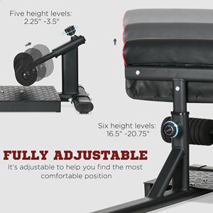 Macchina per Squat da Donna con Rulli Regolabili e Pedana Antiscivolo per Allenamento Gambe e Fitness Domestico - Product Image 4