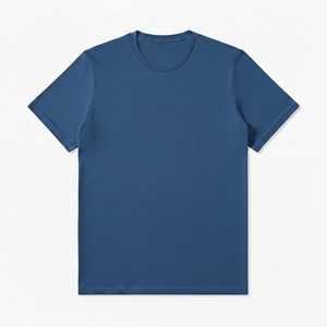T-shirt décontracté à manches courtes respirant pour hommes et femmes, coupe classique, qualité professionnelle, tissu en coton premium, vente en gros - Product Image 3