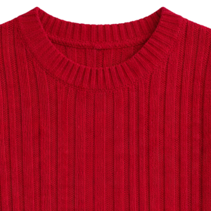 Camiseta de punto acanalado texturizado para mujer, manga corta, cuello redondo, corte ajustado, informal, top de verano, blusa suave y elástica para uso diario, estilo ComfortFit - Product Image 6