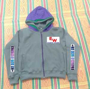 Sweat-shirt à capuche tricoté 100 % coton, anti-boulochage, avec logo frontal, sans doublure, grande taille, pour homme, vente en gros, collection hiver - Product Image 3