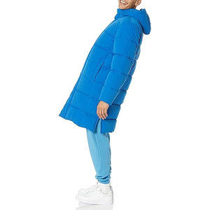 Chaqueta Larga Acolchada con Capucha, Reversible, con Cierre, Talla Grande, Aislante, Resistente a la Intemperie, Estilo Urbano, para Viajes Diarios, de Calidad Superior - Product Image 4