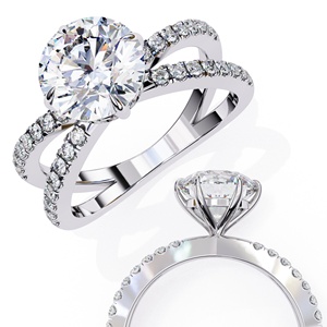 Anillo de Diamante Cultivado en Laboratorio de Corte Redondo de 2 Quilates de Calidad Premium en Oro Sólido de 14K, Joyería Fina para Compromiso y Boda, OEM/ODM Disponible - Product Image 4