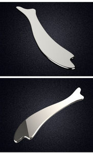 Outil de massage Gua Sha manuel en acier inoxydable, grattoir fascial métallique pour la thérapie de libération myofasciale du corps, instrument certifié CE - Product Image 3
