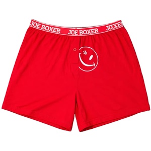 Boxer Homme en Coton Pur, Caleçon Long Hip-Hop Grande Taille avec Tissu Tricoté Sans Couture, Slip Unisexe - Product Image 1