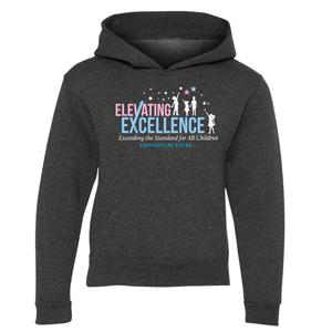 Sweat à capuche gris chiné foncé pour jeunes, en mélange de coton doux, à manches longues, décontracté, mode, pour tous les jours - Product Image 1