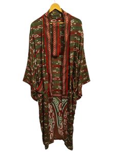 Kimono de Seda Hecho a Mano con Parches de Sari, Túnica Larga para Dormir o como Cubrebaño, Kimono de Seda Sari Reciclada Vintage Hecho a Mano en India - Product Image 5