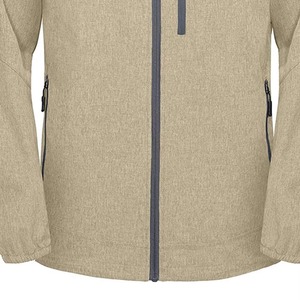 Men's <b>Soft</b> <b>Shell</b> <b>Jacket</b> Waterproof 10,000mm <b>Hooded</b> Windproof Zip Fly Stand Collar Regular Fit Solid Color Outdoor Wear - Product Image 5