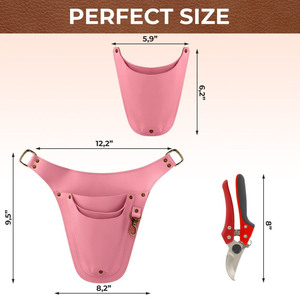 Wholesale leather florist <b>tool</b> <b>belt</b> heavy duty gardening organizer professional multi pocket adjustable waist <b>tool</b> <b>belt</b> for men - Product Image 2