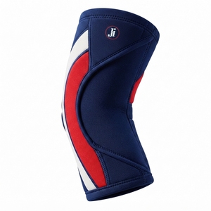 Genouillère de soutien athlétique de qualité supérieure, tissu extensible doux, construction légère, design confortable et flexible pour le sport - Product Image 5