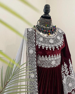 Robe afghane Kutchi de qualité supérieure pour femmes, meilleur prix, robe traditionnelle originale, décoration en dentelle, service OEM, robe afghane Kuchi - Product Image 5