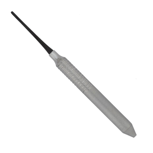 Instrument chirurgical dentaire hybride noir en acier inoxydable, petit, droit, pour extraction dentaire et coupe de ligaments - Product Image 2