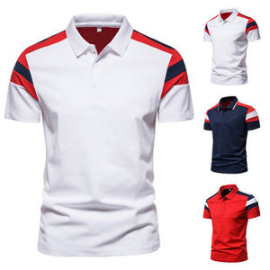 เสื้อโปโลผู้ชายผ้าฝ้าย 100% ระบายอากาศได้ดี ผ้าปิเก้ แขนสั้น รับผลิตตามแบบ พร้อมสกรีนโลโก้ ขายส่ง OEM - Product Image 2