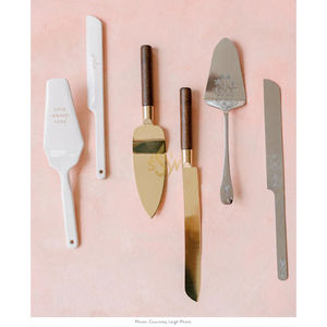 ที่ตักเค้กโลหะทันสมัย คุณภาพเยี่ยม ทำด้วยมือ ดีไซน์สวยงาม มีดตัดเค้กแบบกำหนดเองได้ รูปทรงตามสั่ง ขายส่งอุปกรณ์ตักเค้กโลหะ - Product Image 2