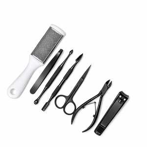 7 in 1 Stainless Steel <b>Nail</b> <b>Kit</b> with Clipper for Manicure Portable Adult Use Professional Durable Manan Instruments - Product Image 2