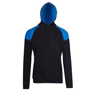 Sweat-shirt à capuche rouge pour homme, coupe classique, couleur unie, manches raglan, en polaire, impression numérique, anti-boulochage, avec poche, en polyester - Product Image 2