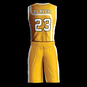 Uniforme de Baloncesto de Último Diseño, Personalizable con Logotipo, Color Sólido, para Adultos - Product Image 6