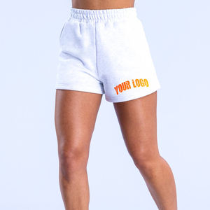 Pantalones Cortos Deportivos de Moda para Mujer, Personalizados con Logotipo, MOQ Bajo, de Algodón, Casuales para Gimnasio - Product Image 4