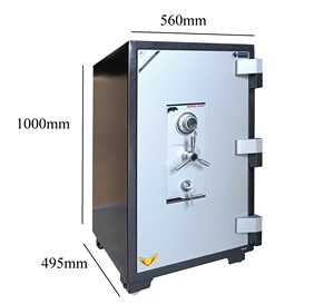 Coffre-fort YUNOS YNX-100CC Écologique, Antirouille, Durable, Étanche, Ignifuge, Accès par Code/Clé/Mot de Passe, Revêtement Poudré, pour Maison et Bureau 2026 - Product Image 1