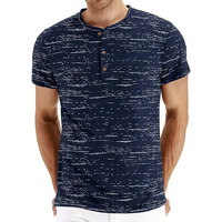 T-shirts Henley à manches courtes pour hommes, décontractés, d'été, basiques, boutonnés, légers, couleur blanche, respirants, de bonne qualité, T-shirt Henley pour hommes