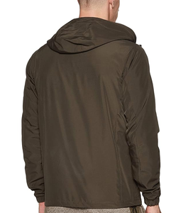 Wholesale OEM Custom Logo Brand <b>Running</b> Outwear Fashion Sportswear Men's <b>Lightweight</b> Windbreaker Hooded <b>Jacket</b> 100% Polyester - Product Image 6