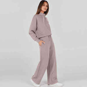 Survêtements surdimensionnés pour femmes de haute qualité, sur mesure, avec logo personnalisé, multicolores, à manches longues, vente en gros, vêtements grande taille - Product Image 3