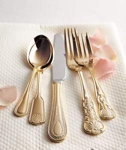 Ensemble de couverts en acier inoxydable au design moderne, résistant à la rouille, finition polie, pour mariage, hôtel et usage domestique - Product Image 1